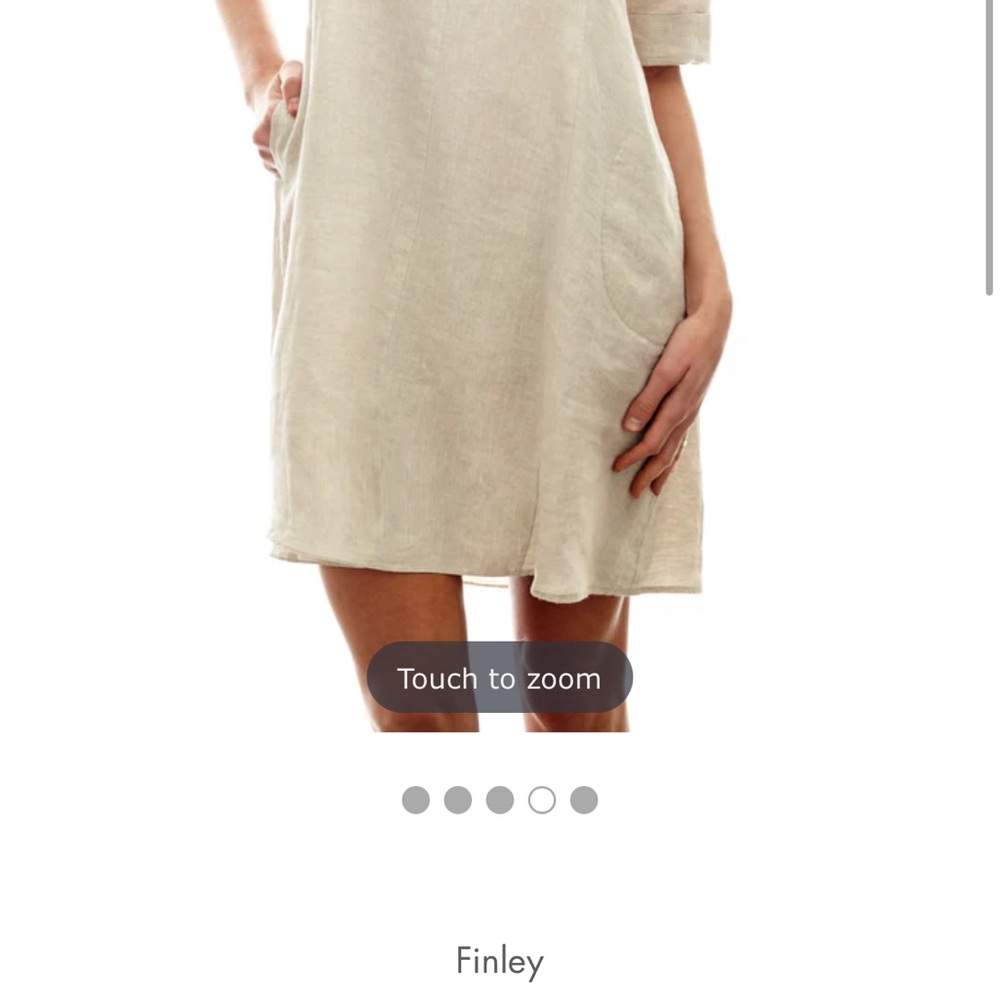 Finley Marcia Dress Linen - Picture 6 of 9